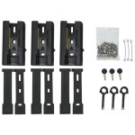 Racksbrax XD Hitch snelwissel set - trio